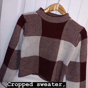 Cropped sweater